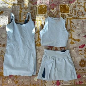 SPANX “get moving” ATHLETIC DRESS, TOP, SKIRT